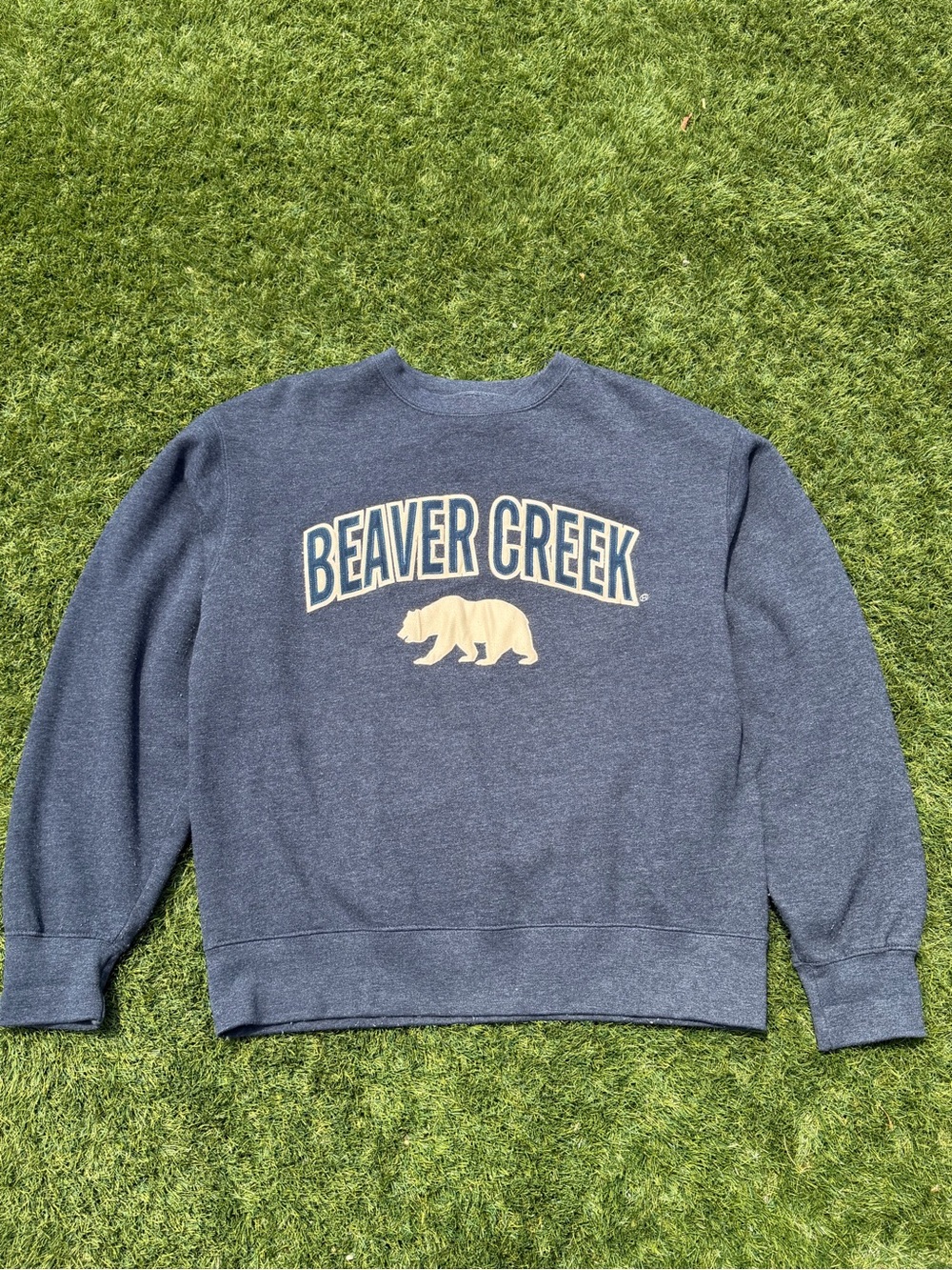 Blue 84 Navy Beaver Creek Bear Graphic Sweatshirt